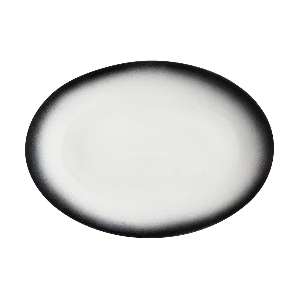 Maxwell & Williams Granite Oval Plate - 13.5" - Black - 4 Pack 3 Maxwell & Williams Granite Oval Plate - 13.5" - Black - 4 Pack