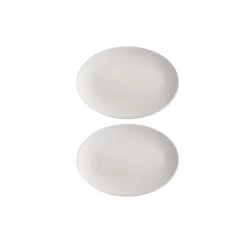 Maxwell & Williams Oval Plate - 35 Cm L X 25 Cm W - Pack Of 2