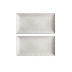 Maxwell & Williams Diamonds Platter - 35 Cm L X 19 Cm W - Pack Of 2