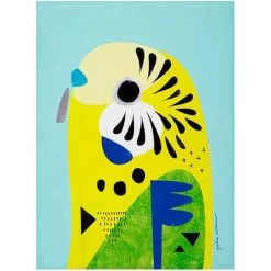 Maxwell & Williams Pete Cromer Tea Towel Budgerigar