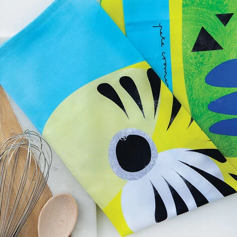 Maxwell & Williams Pete Cromer Tea Towel Budgerigar 5 Maxwell & Williams Pete Cromer Tea Towel Budgerigar - Image 3