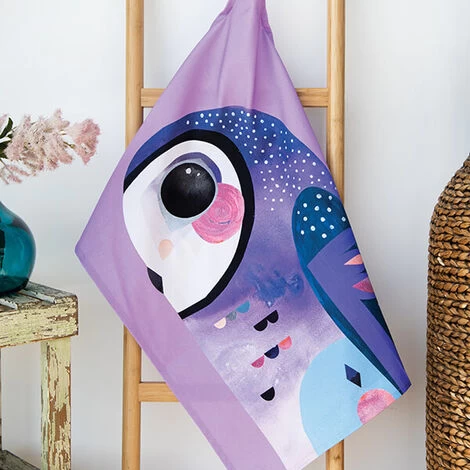 Maxwell & Williams Pete Cromer Tea Towel Owl 6 Maxwell & Williams Pete Cromer Tea Towel Owl - Image 4