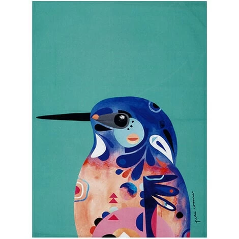 Maxwell & Williams Pete Cromer Tea Towel Kingfisher 3 Maxwell & Williams Pete Cromer Tea Towel Kingfisher