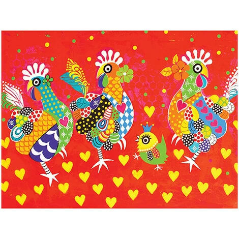Maxwell & Williams Love Hearts Tea Towel Chicken Dance 3 Maxwell & Williams Love Hearts Tea Towel Chicken Dance