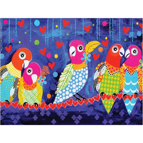 Maxwell & Williams Love Hearts Tea Towel Love Birds 3 Maxwell & Williams Love Hearts Tea Towel Love Birds
