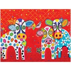 Maxwell & Williams Love Hearts Tea Towel Happy Moo Day
