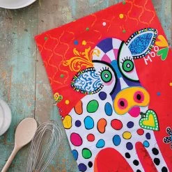 Maxwell & Williams Love Hearts Tea Towel Happy Moo Day -Home tableware discount store 87188019 3