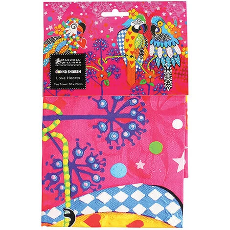 Maxwell & Williams Love Hearts Tea Towel Araras 4 Maxwell & Williams Love Hearts Tea Towel Araras - Image 2