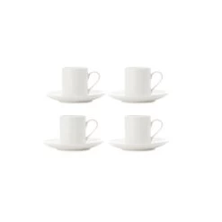 Maxwell & Williams Demi Mansion Cup & Saucer Set - Pack Of 4