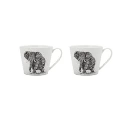 Maxwell & Williams Mug - African Elephant - Pack Of 2