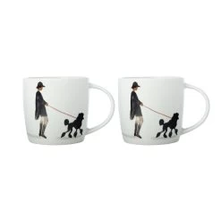 Maxwell & Williams Bff Mug - Fashion Poodle - Pack Of 2