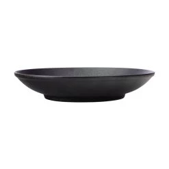 Maxwell & Williams Caviar Footed Bowl - 10" - Black - 4 Pack