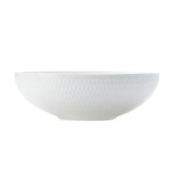 Maxwell & Williams Diamonds Round Coupe Bowl - 7.25" - White - 3 Pack