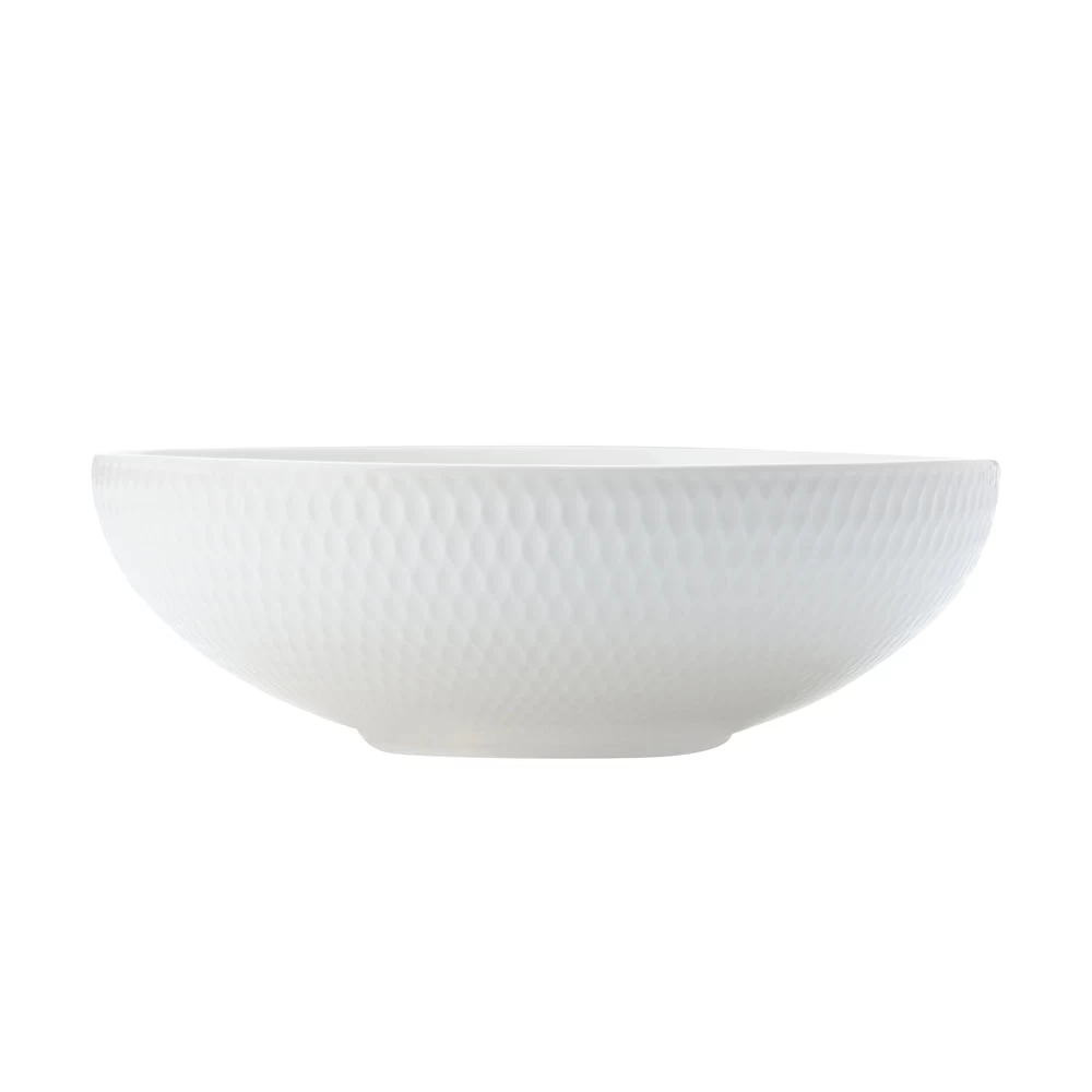 Maxwell & Williams Diamonds Round Coupe Bowl - 7.25" - White - 3 Pack 3 Maxwell & Williams Diamonds Round Coupe Bowl - 7.25" - White - 3 Pack