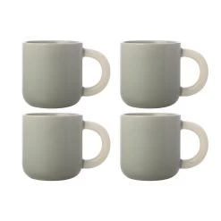 Maxwell & Williams Sherbet Mug - Grey - 370 Ml - Pack Of 4