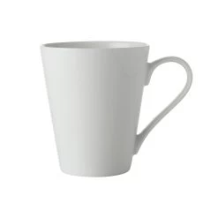 Maxwell & Williams Basic White Conical Mug, 4 Pack