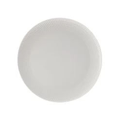 Maxwell & Williams Diamonds Round Platter - 14.25" - White