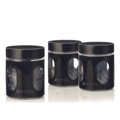 Maxwell & Williams Cosmopolitan Canister - Set Of 3 - Black - 2 Pack
