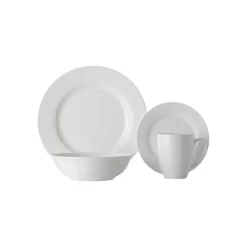 Maxwell & Williams 16-Piece White Basics Soho Dinner Set