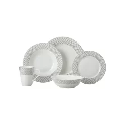 Maxwell & Williams Jewel 20-Piece Porcelain Dinnerware Set