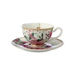 Maxwell & Williams Silk Classic 2-Piece Teacup & Saucer Set
