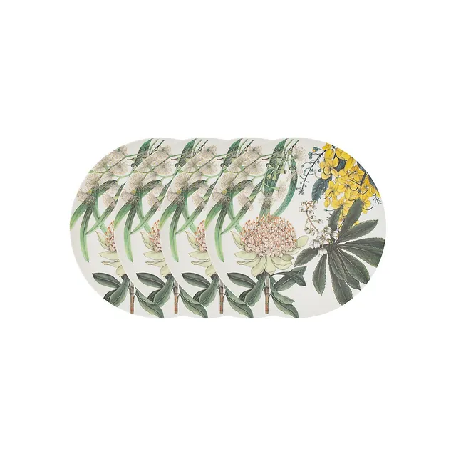 Maxwell & Williams Blck Pen Golden Summer 4-Piece Dinner Plate Set 3 Maxwell & Williams Blck Pen Golden Summer 4-Piece Dinner Plate Set