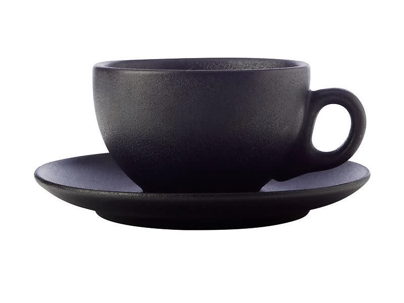 Maxwell & Williams Caviar Coupe Cup & Saucer 250ml 3 Maxwell & Williams Caviar Coupe Cup & Saucer 250ml