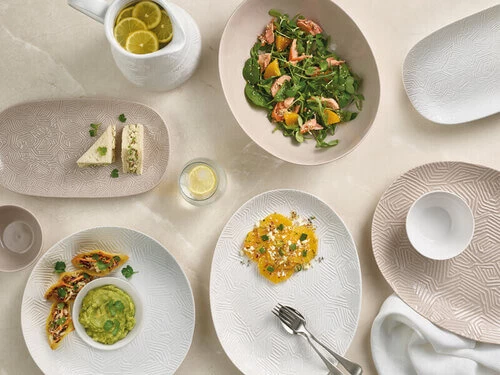 Maxwell & Williams "Dune" Oval Platter 36x27cm White 4 Maxwell & Williams "Dune" Oval Platter 36x27cm White - Image 2