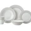Maxwell & Williams "Jewel Rim" Dinner Set 20pc Black -Home tableware discount store maxwell williams maxwell williams jewel rim dinner