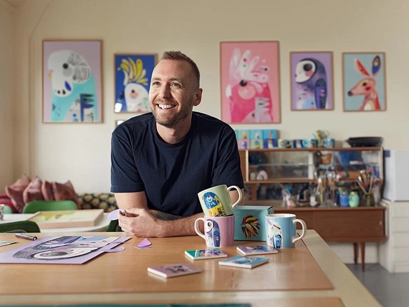 Maxwell & Williams Pete Cromer Mug 375ML Koala 4 Maxwell & Williams Pete Cromer Mug 375ML Koala - Image 2