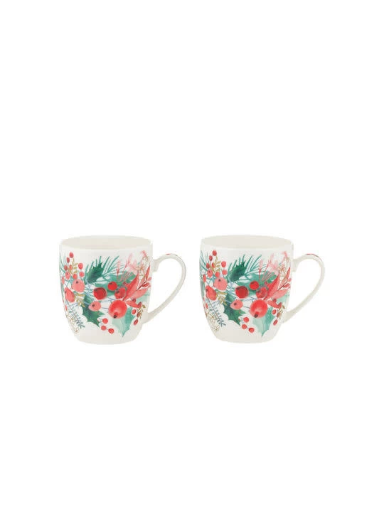 Maxwell & Williams Porcelain "Merry Berry", Set Of 2 4 Maxwell & Williams Porcelain "Merry Berry", Set Of 2 - Image 2